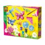Odlewy Gipsowe MOTYLE z brokatem i farbami (5+) SES Creative 01131
