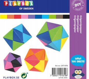 DIY Papier origami 10 kolorów 15×15 cm 70g 500szt 2471476