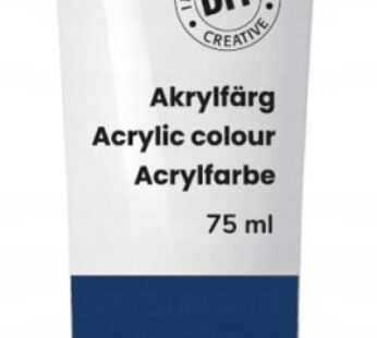 Farba Akrylowa CIEMNONIEBIESKA GRANATOWA w tubie 75ml 2471682