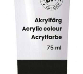 Farba Akrylowa CZARNA w tubie 75ml 2471687