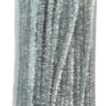 Druciki kreatywne puszyste wyciory SREBRNE 30cm 100szt 2470055