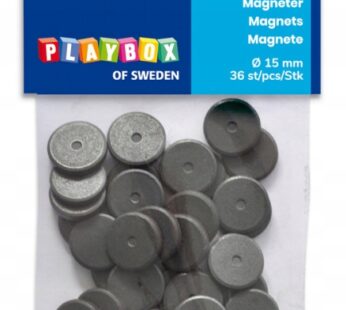 DIY Magnesy okrągłe Ø15mm 36szt 9080005