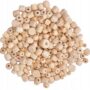 DIY Koraliki drewniane kolor naturalny różne kształty 500 g -750 szt.2470687