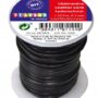 DIY Okrągły sznurek woskowy skórzany naturalny 22,5m Ø2mm CZARNY 2471079