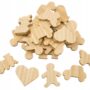 Kreatywne drewniane figurki zabawa dekoracja 25szt 2471593