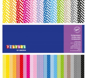 DIY Design papier kolorowy dekoracyjny ozdoba 24szt 35x35cm 2471451