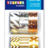 DIY Taśma wstążka dekoracyjna samoprzylepna Washi 3mx15mm 6szt 2471401