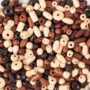 DIY Koraliki drewniane MAKRAMA MIX BEŻ I BRĄZ 250g 2470819