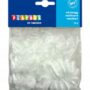 DIY Sztuczne Włosy broda dekor ozdoba białe 25g 2470097