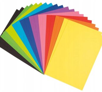 DIY Papier ozdobny twardy dekoracja10 kolorów A4 20 szt 2471738