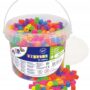 Koraliki XL do prasowania NEONOWE MIX Ø10mm 950szt (5+)