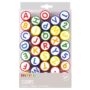 Stemple LITERY CYFRY ZNAKI stempelki pieczątki dla dzieci 35szt