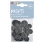 Magnesy okrągłe do DIY Ø15 i 20mm 24szt