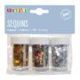 Cekiny GWIAZDY GWIAZDKI solniczki ozdoba dekoracja do DIY 12g×3szt