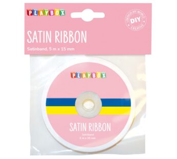 TASIEMKA WSTĄŻKA satyna niebiesko-żółta UKRAINA 5m×15mm