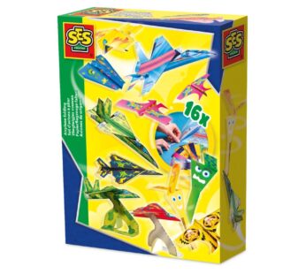 SAMOLOTY Z PAPIERU origami dla dzieci SES Creative 00852