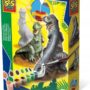 DINOZAURY odlewy gipsowe T-REX 3D farby SES Creative 01283