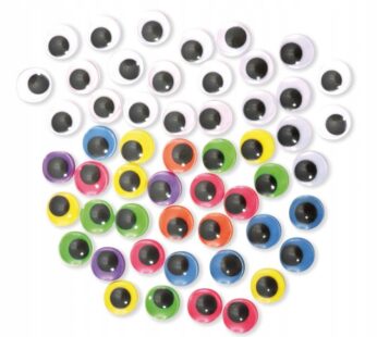 DIY Oczy z ruchomymi źrenicami kolorowe 300 Ø15 mm 2470917