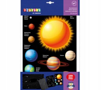 Zestaw Naklejki układ słoneczny konstelacje planety gwiazdy 250szt 2471980