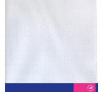 KANWA TKANINA DO HAFTU AIDA biała bawełna 120x100cm 2471126