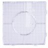 Szablon KWADRAT przezroczysta podkładka do koralików do prasowania 5mm 15x15cm 1szt