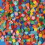 DIY MOZAIKA PAPIEROWA KOLOROWA 10x10mm 10 000 szt. 2470480