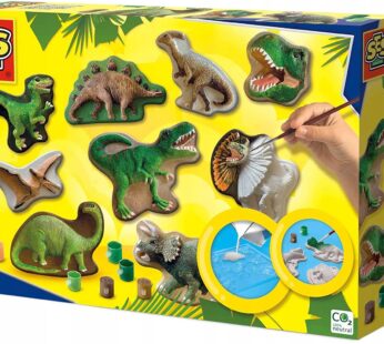 ZESTAW DO WYKONYWANIA Odlewy gipsowe Świat Dinozaurów SES Creative 01403