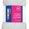 Przędza akrylowa włóczka 50 g Acryl BIAŁA 2470979