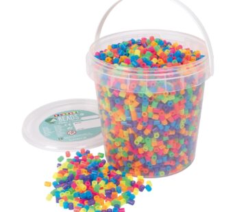 Koraliki do prasowania NEONOWE mix kolorów midi 5mm 5000szt