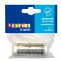 Drut Metalowy SREBRNY do DIY kreatywna dekoracja ozdoba Ø0,3mm x 80m