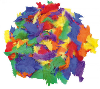 DIY Pióra indycze kolorowe ozdoba dekoracja 1000 szt. 2470246