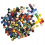 MOZAIKA SZKLANA KOLOROWA szkło mix kolorów 12x12x6mm 1kg ~900szt