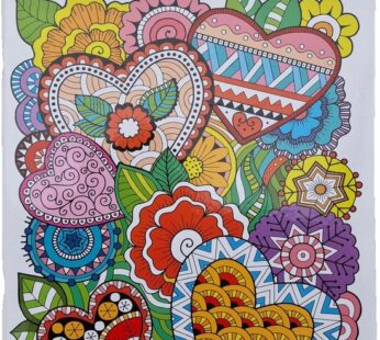 Książka do kolorowania Kolorowanka A4 Doodle Mandala Wzory 24 str. 8711851214004