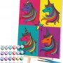 Malowanie Według Numerów JEDNOROŻCE zestaw 40×30cm (5+) Unicorns painting by numbers