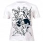 Koszulka SUPERBOHATEROWIE DC T-shirt do kolorowania + 10 markery 9-11 lat SUPERHEROES age 9-11