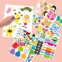 NAKLEJKI PUZZLE tworzenie figurek 6 arkuszy 2472186