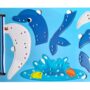 Puzzle i Sznurowadła DELFIN zabawa edukacyjna, zręcznościowa, montessori (3+) 8711851100086-PU100