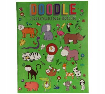 Kolorowanka Doodle – Dzikie Zwierzęta Safari A4 32 strony