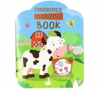 Kolorowanka – Farma Zwierzęta na wsi – Książka 48 stron z 100 naklejkami 3+
