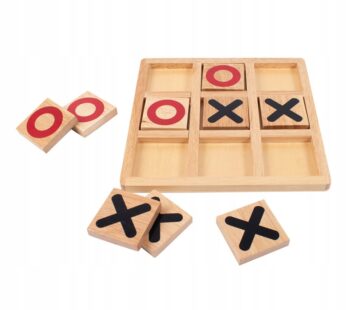 KÓŁKO I KRZYŻYK gra strategiczna z drewna (3+) 6320016