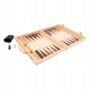 BACKGAMMON TRYKTRAK gra drewniana strategiczna klasyczna 44×38×3cm