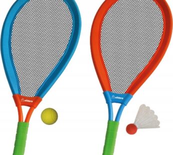 Zestaw do gry w Babington Tenis XL z piłką, lotką i 2 rakietkami 62 cm (5+) 60057