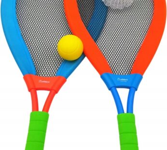 Zestaw do gry w Babington Tenis XXL z piłką, lotką i 2 rakietkami 75 cm 8+