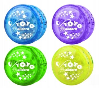 JOJO/YOYO gra zręcznościowa 4 kolory z bateriami 4szt Ø6cm (4+) 60342