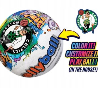 Piłka OLLYBALL – BOSTON CELTICS piłka do malowania i gry wewnątrz Ø32cm BGDG0623-Boston Celtics