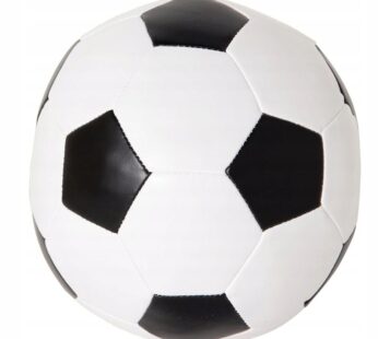Piłka Ø 18 cm czarno-biała wyjątkowo miękka Piłka nożna dla dzieci 60310 1+
