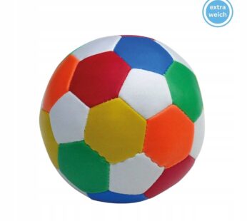 Piłka Ø 10 cm kolorowa wyjątkowo miękka do zabawy dla dzieci 60303 1+