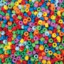 Koraliki PONY Tęczowe Kolorowe do DIY biżuteria ozdoba Ø9mm 1000szt