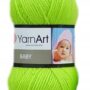 Włóczka Baby YarnArt 13854 jasny zielony jasnozielona