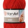 Włóczka YarnArt Baby 576 czerwień czerwona 50 g